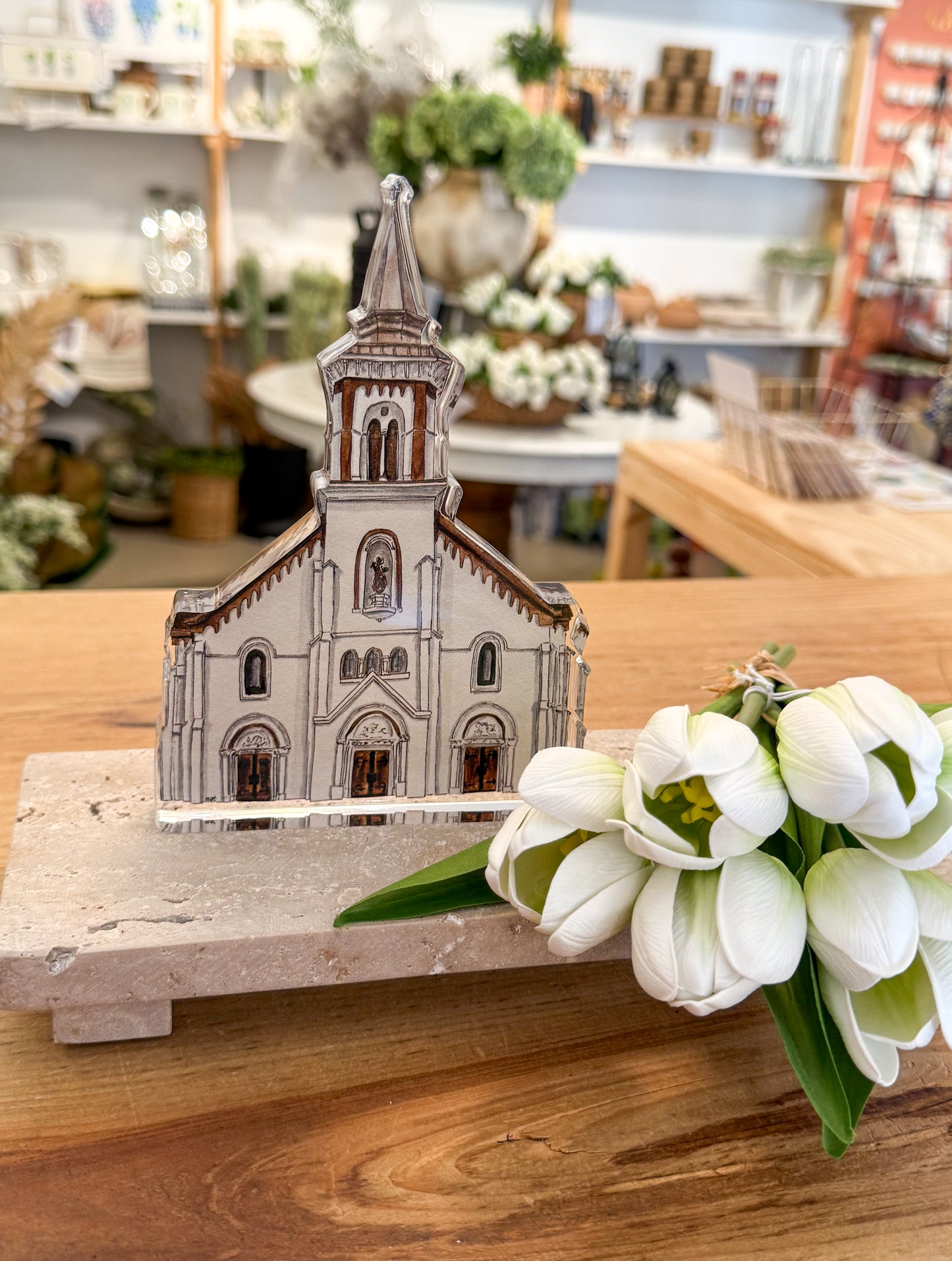 St. Joseph Catholic Church Acrylic Block | Paulina