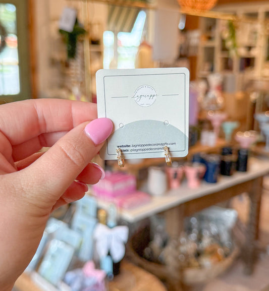 Crystal Studded Huggies