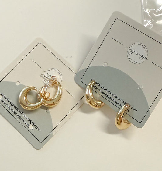 Open Hoop Earrings | 15mm