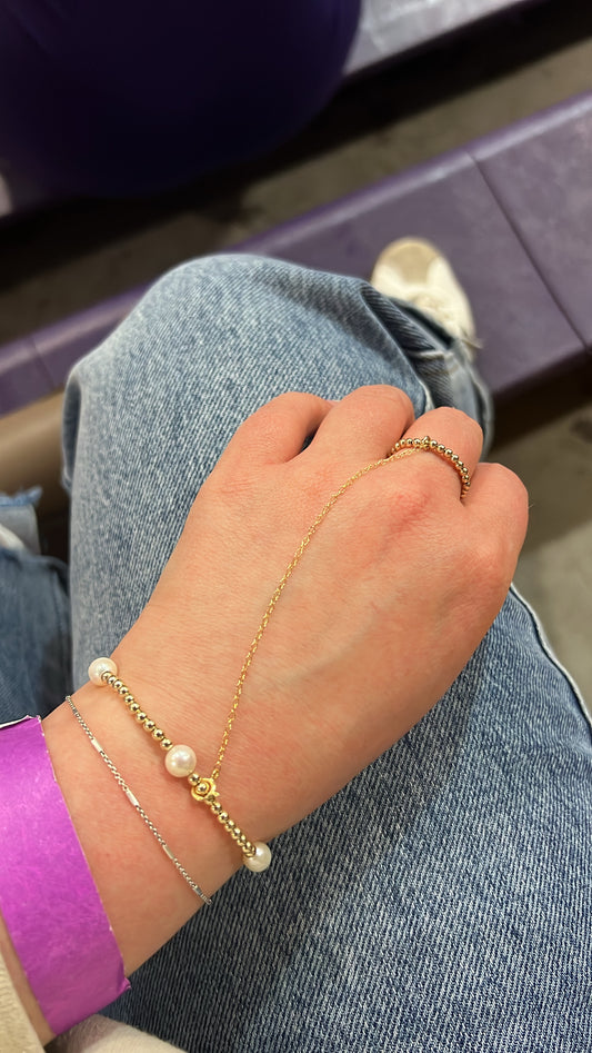 Beaded Hand Chain
