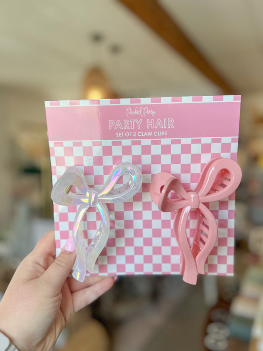Better with a Bow Claw Clips | Set of 2