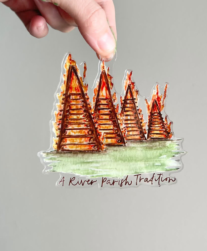 PREORDER | Acrylic Bonfire Ornament