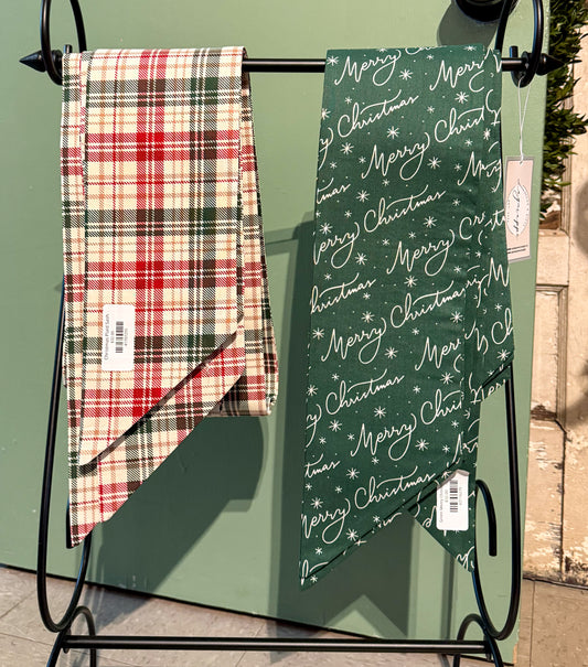Christmas Plaid Sash