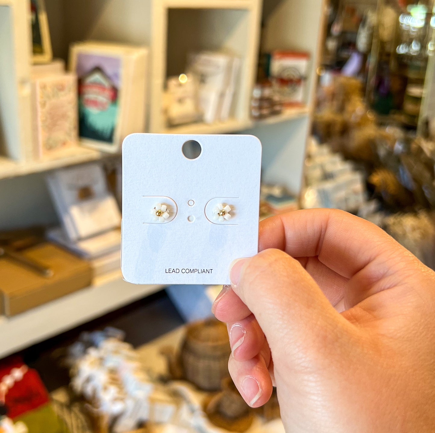 Daisy Bead Earrings