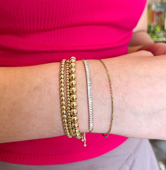 Metal Ball Bracelet | Gold