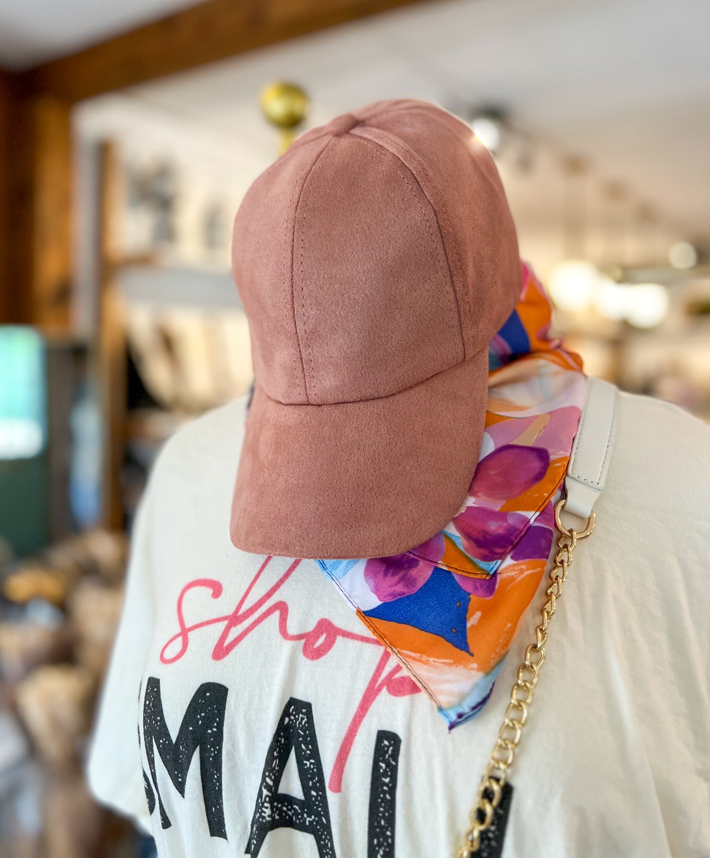 Suede Baseball Cap