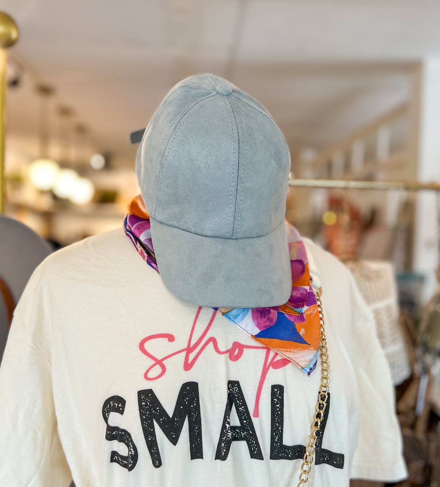 Suede Baseball Cap