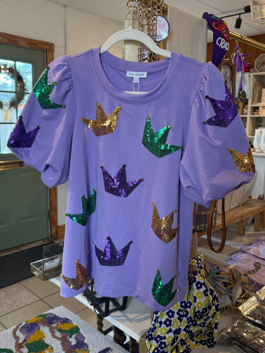 Tina Mardi Gras Crowns Top