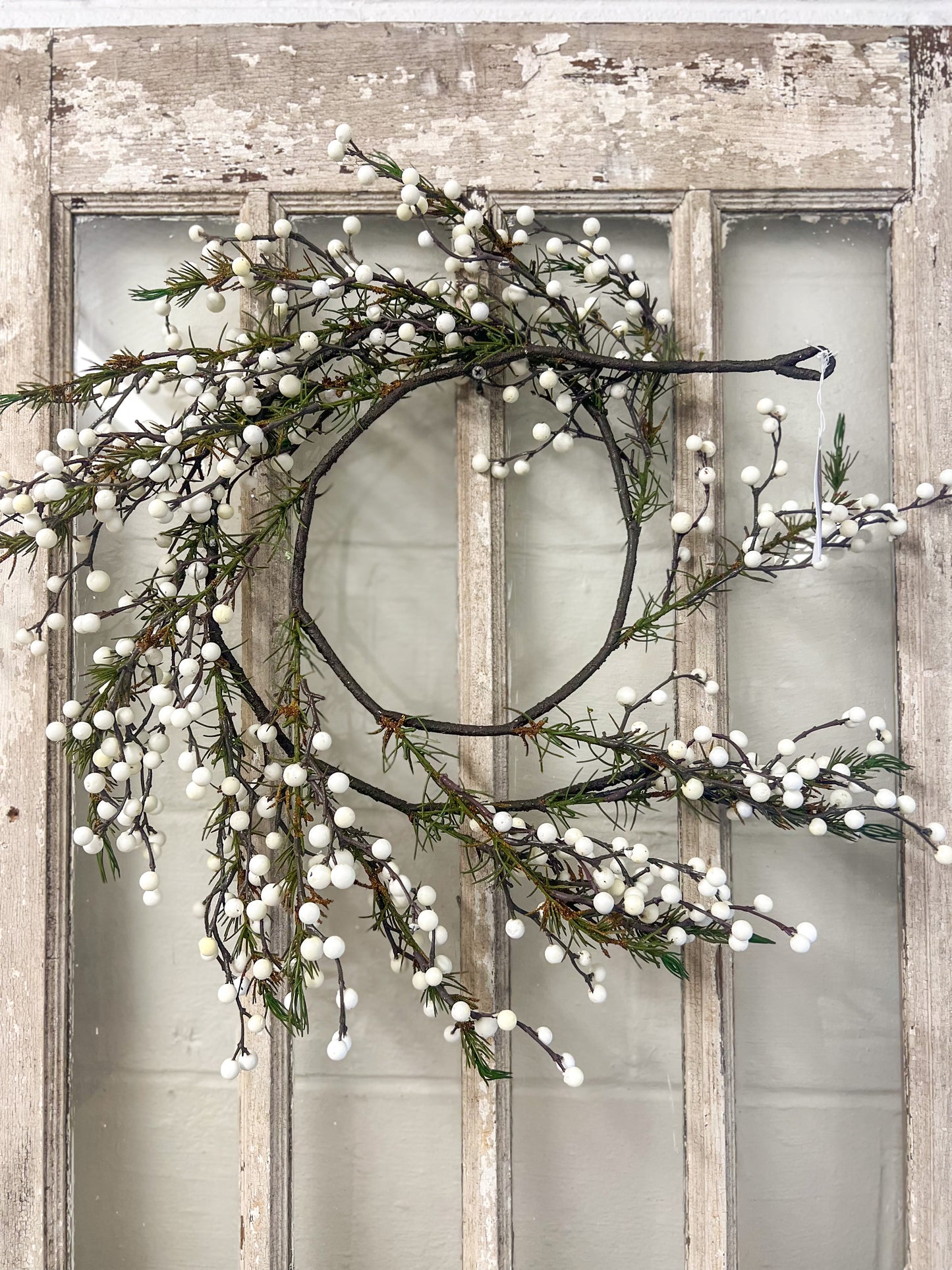 72" Cedar Garland w/ White Berries