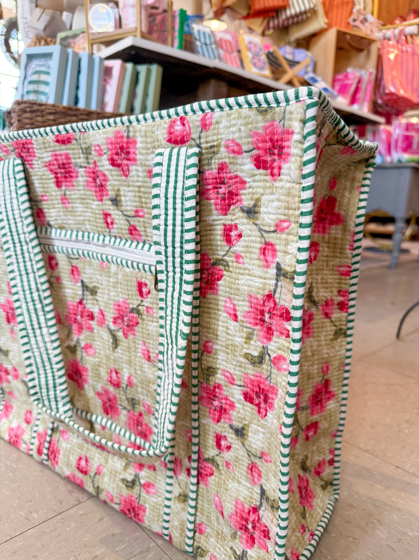 Quilted Weekender Tote