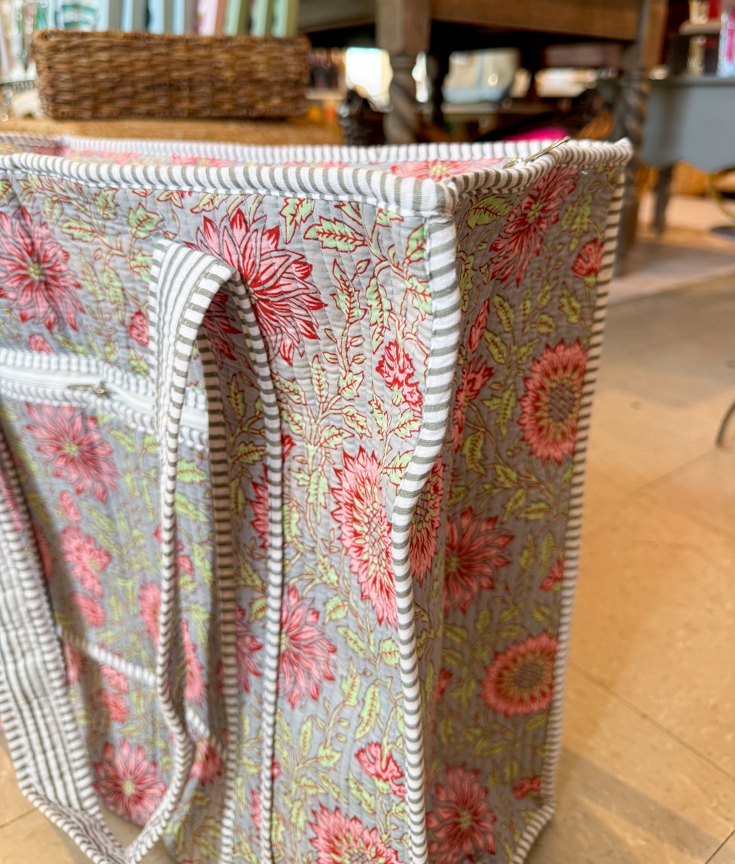 Quilted Weekender Tote