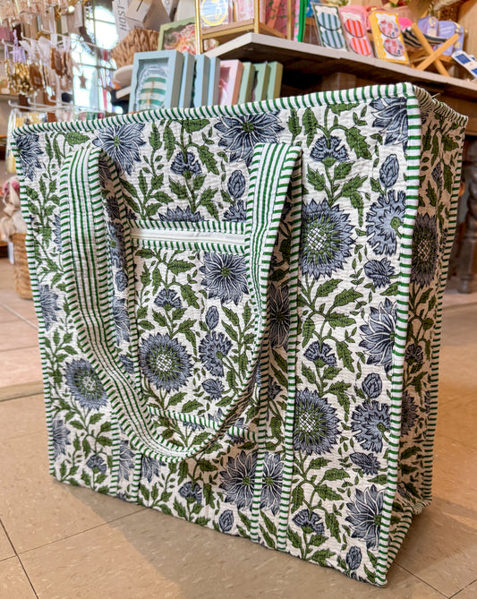 Quilted Weekender Tote