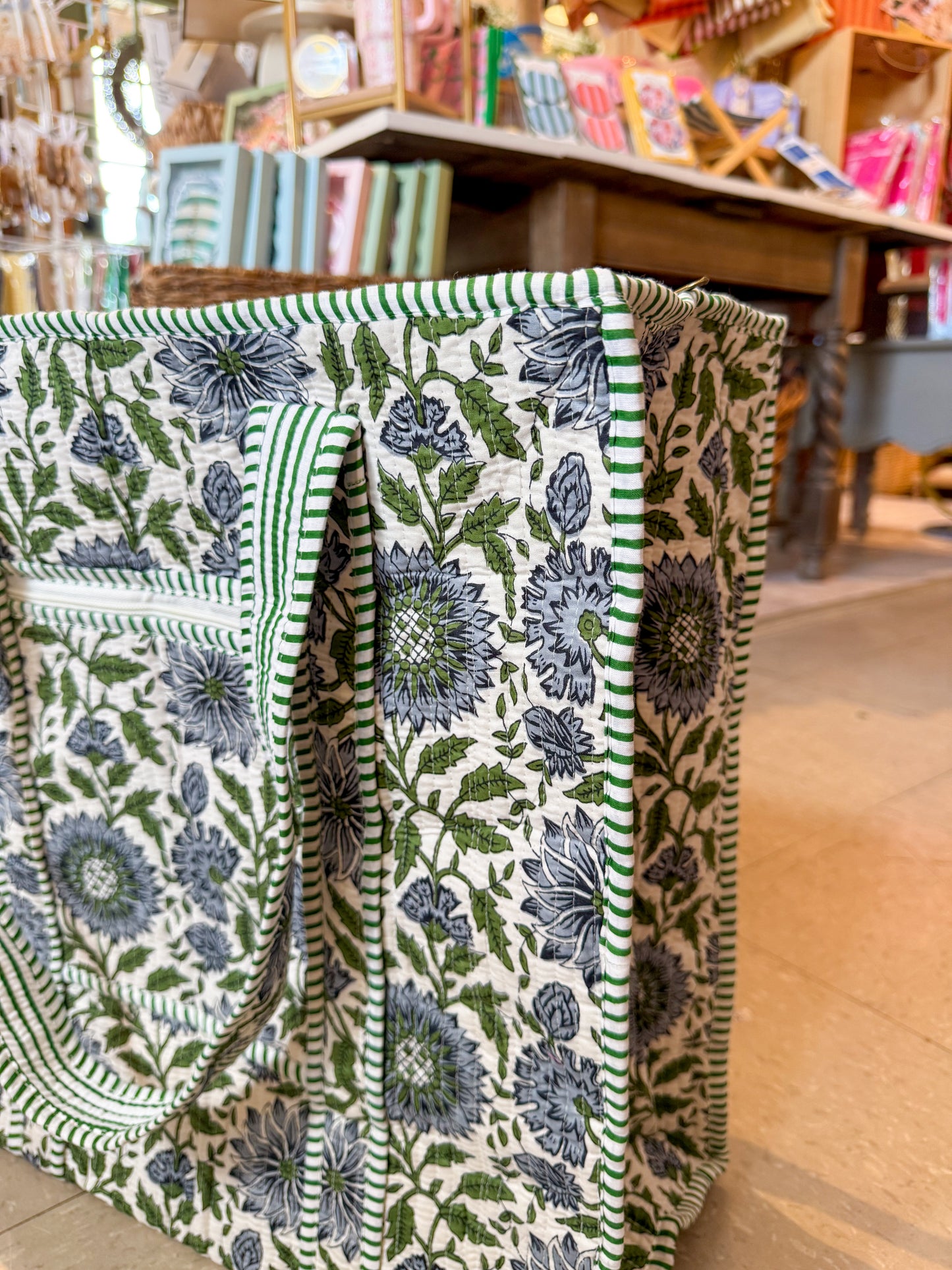 Quilted Weekender Tote