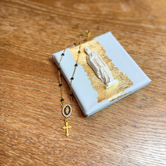 Long Rosary Charm
