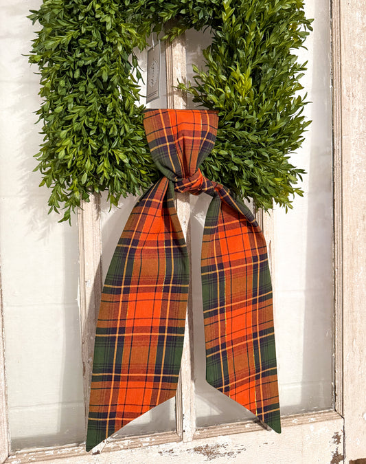 Autumn Plaid Sash