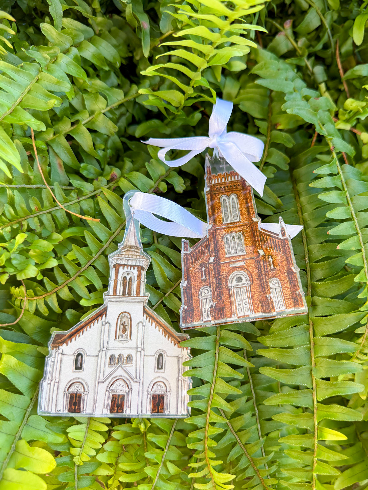 Acrylic Church Ornament