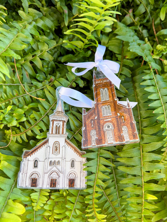 Acrylic Church Ornament