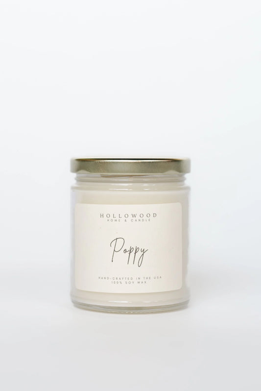 Poppy candle