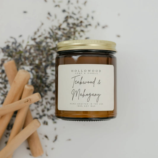 Teakwood Mahogany Candle | 8oz