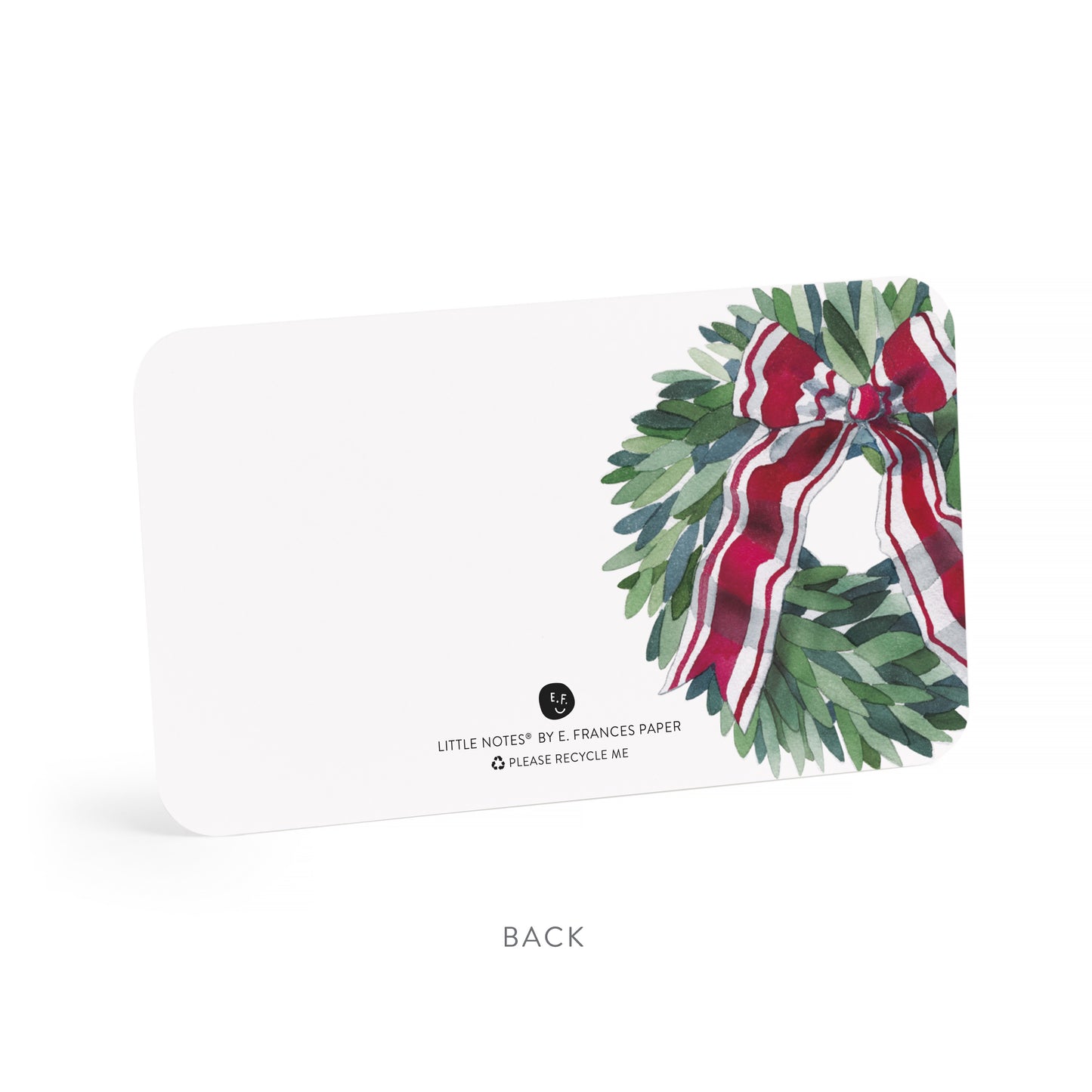 Little Notecards | Christmas Laurel Wreath