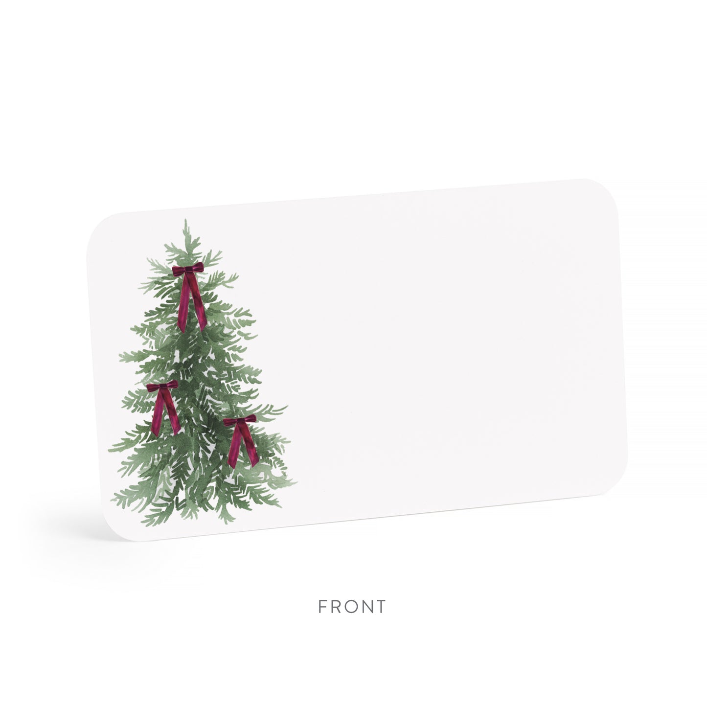 Little Notecards | Velvet Bow Christmas Tree