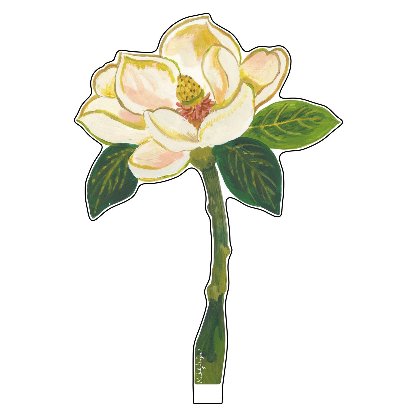 Magnolia Acrylic Floral