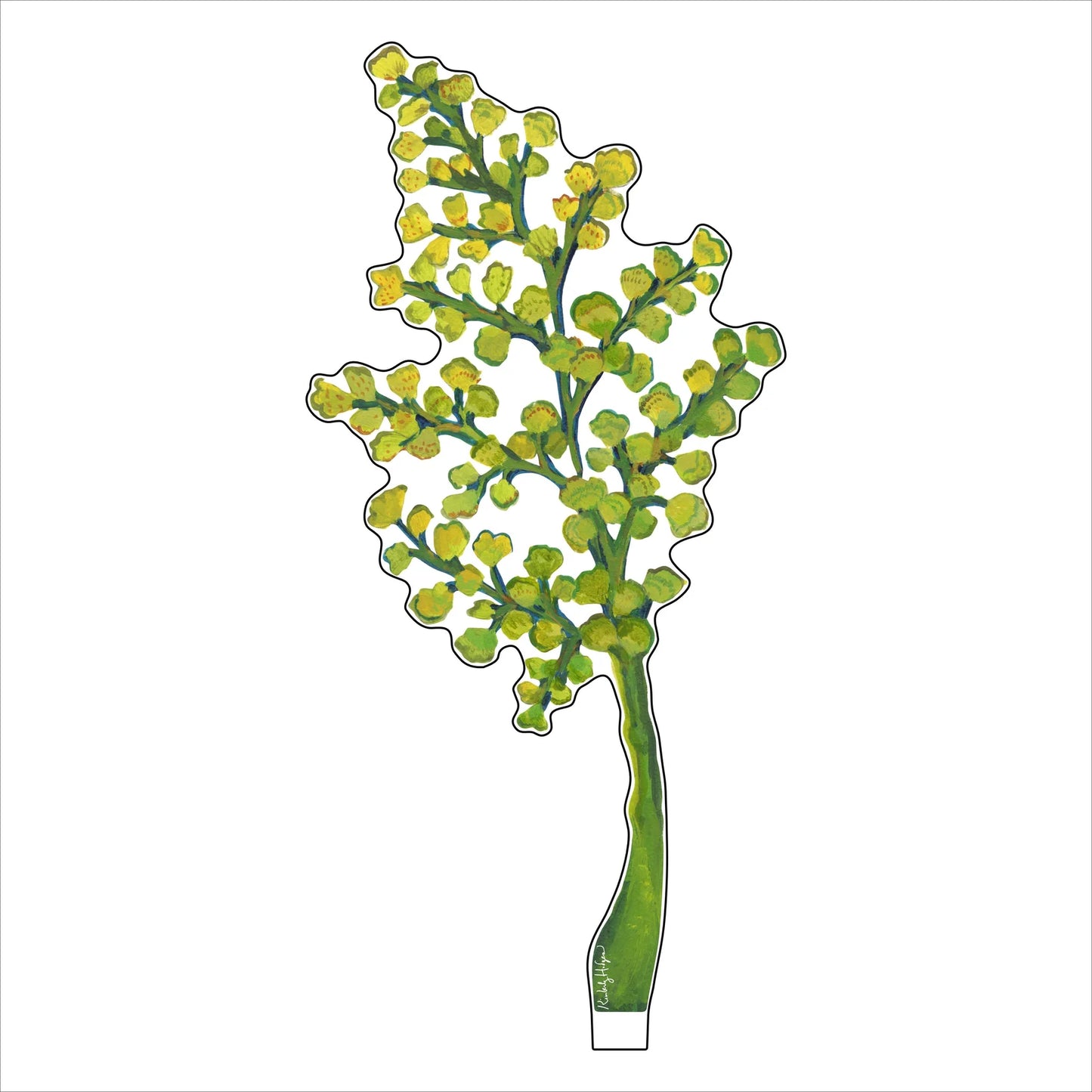 Maidenhair Fern Acrylic Floral