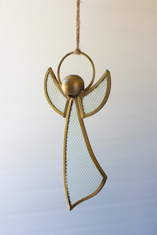 Antique Brass Angel Ornament