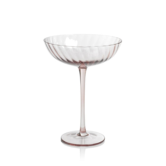 Savoy Optic Swirl Cocktail Glass | Lilac