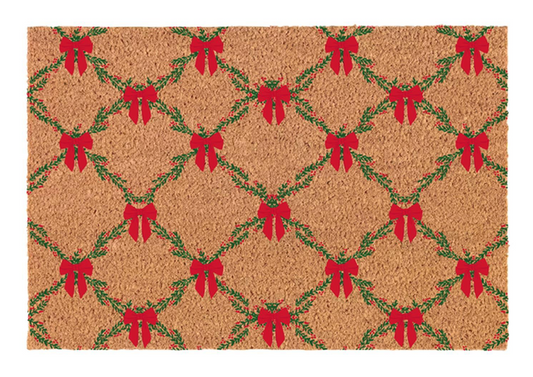 Holiday Trellis Door Mat
