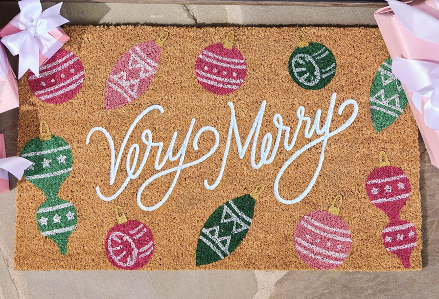 Very Merry Door Mat