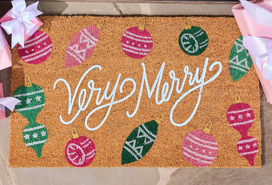 Very Merry Door Mat
