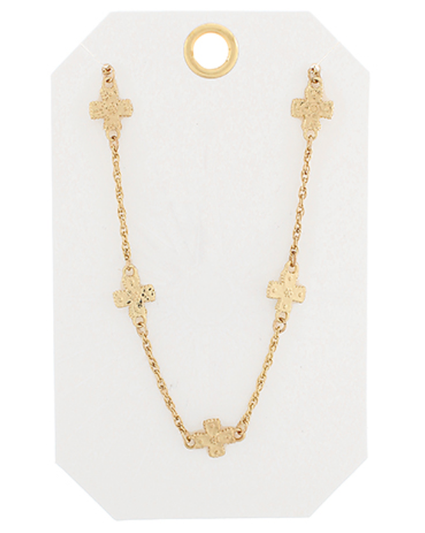 Cross Station Necklace