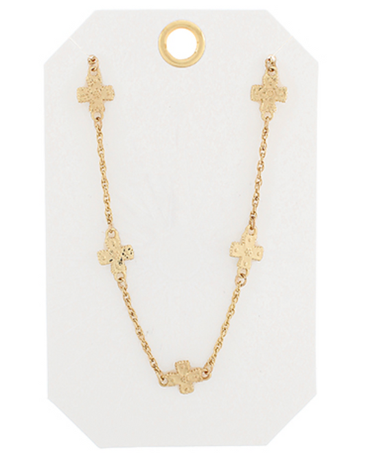 Cross Station Necklace