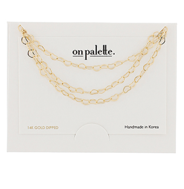 3-Layer Heart Chain Necklace