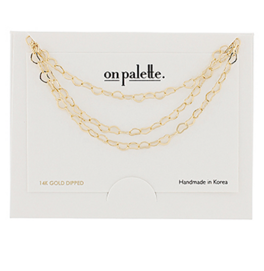3-Layer Heart Chain Necklace