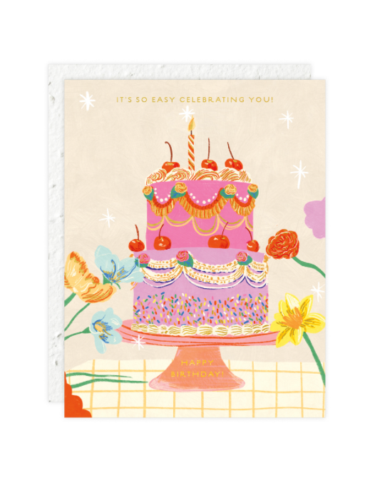 Birthday Card | Birthday Tiered Cake