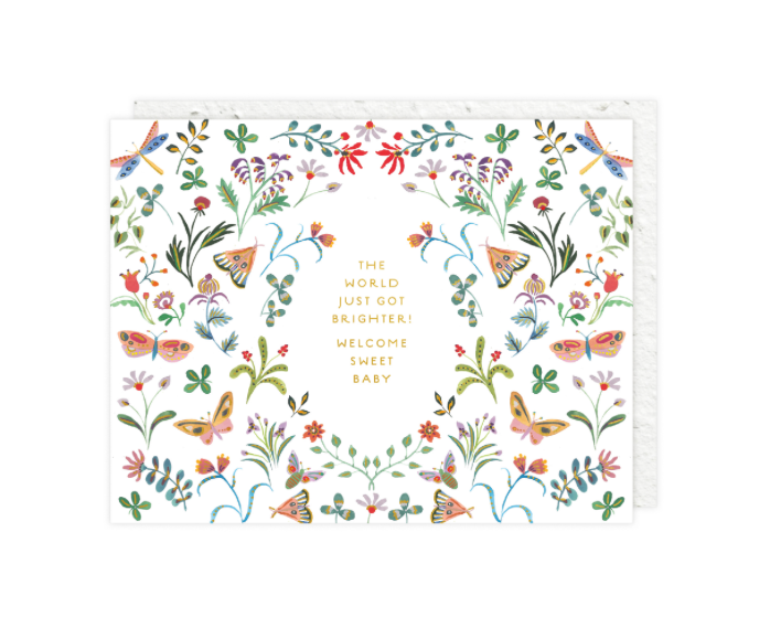 Welcome Sweet Baby Card | Brighter World