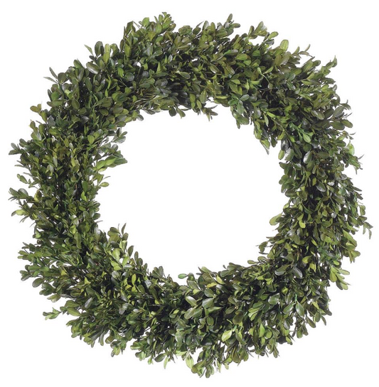 22" Preserved Boxwood Wreath