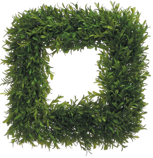 Square Tea Leaf Wreath