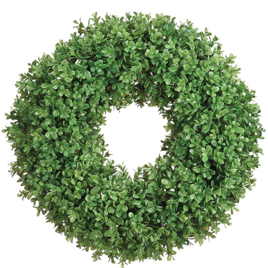 Round Boxwood Wreath | 21"