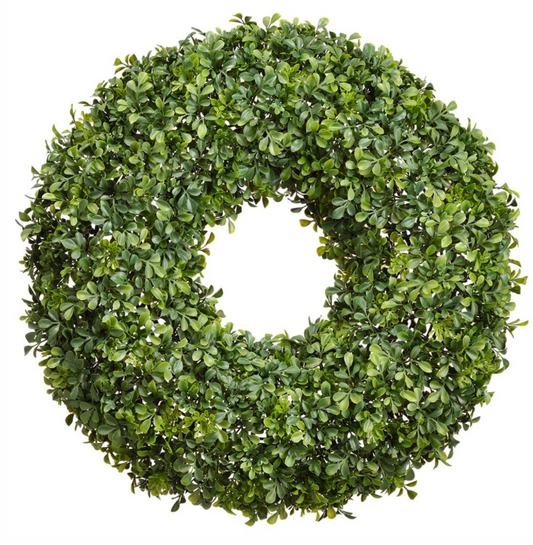 Round Boxwood Wreath | 22"