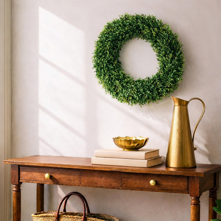 24" Tea Leaf Wreath