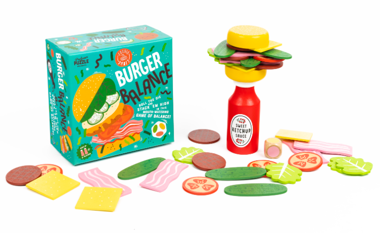 Burger Balance Board Game