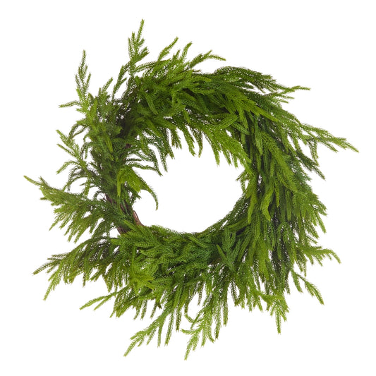 Real Touch Norfolk Pine Wreath | 26"
