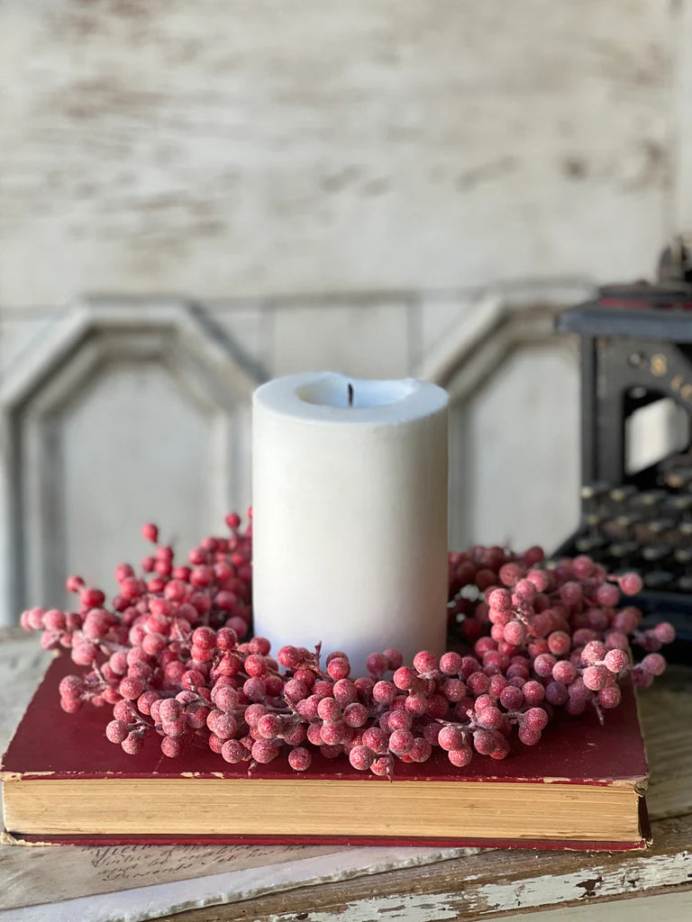 Frosted Fizzy Berry Candle Ring
