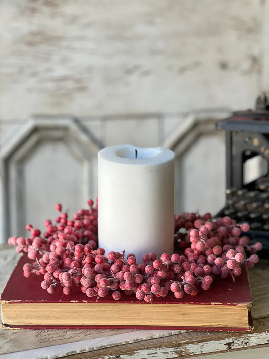 Frosted Fizzy Berry Candle Ring