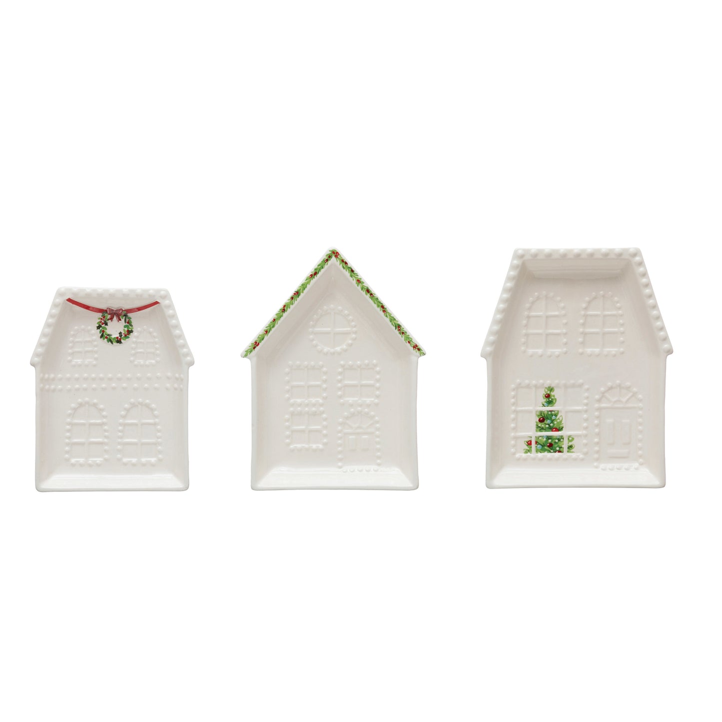 Embossed Stoneware House