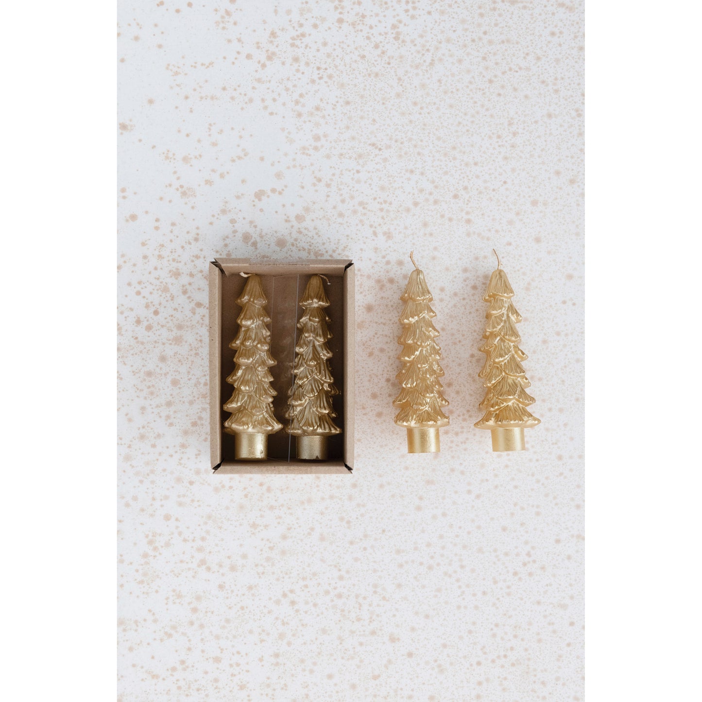 Unscented Tree Shaped Taper Candles