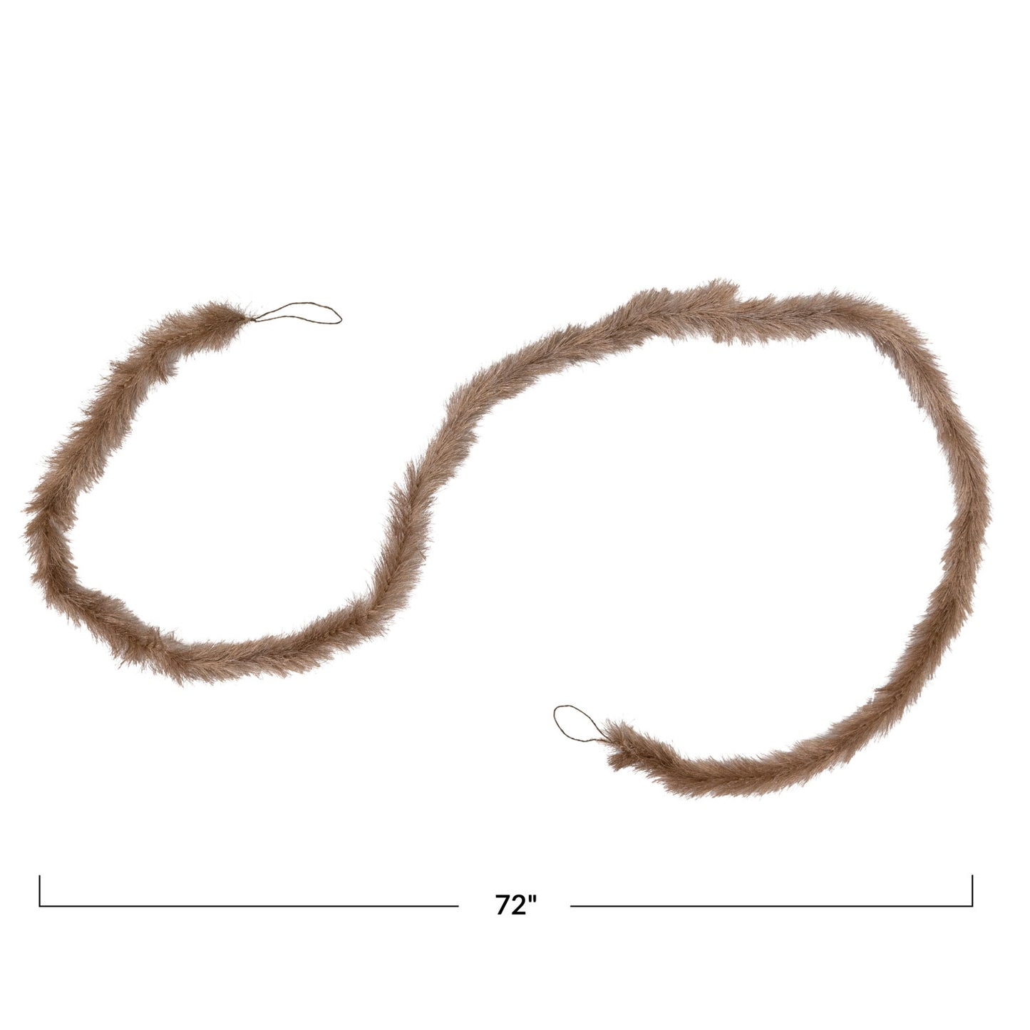 72" Tinsel Garland | Rose Gold